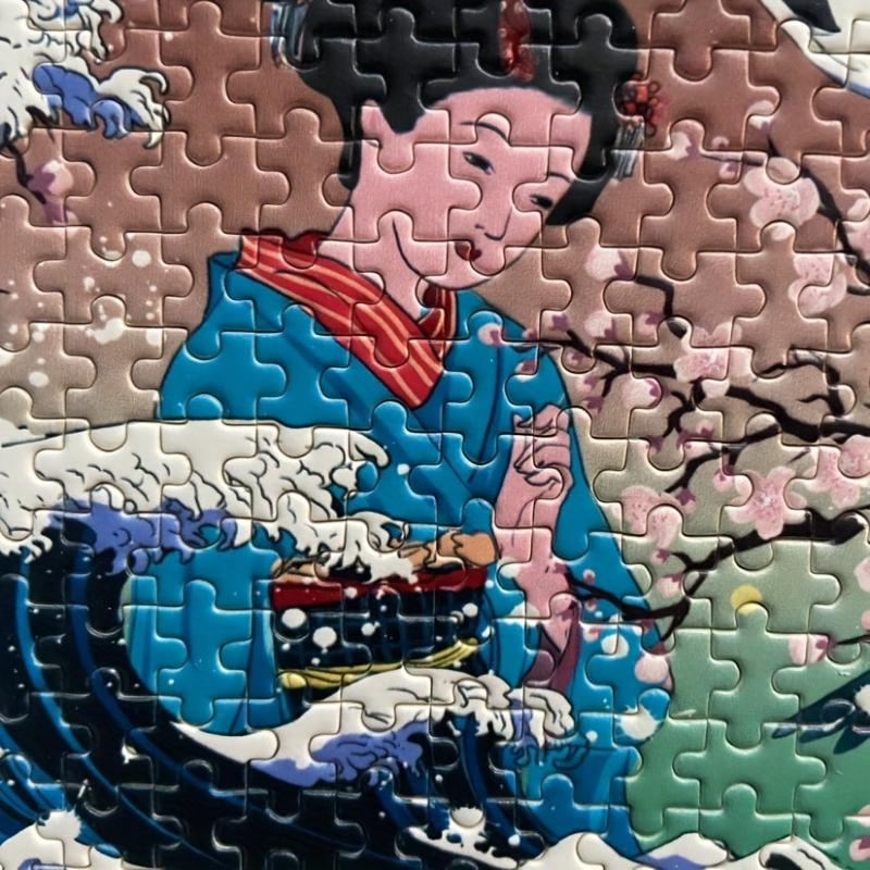 Ancien Women Mini Test Tube Puzzle Jigsaw Game