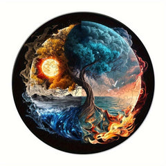 Yin Yang Wooden Puzzle - Maternal Love - Family Puzzle