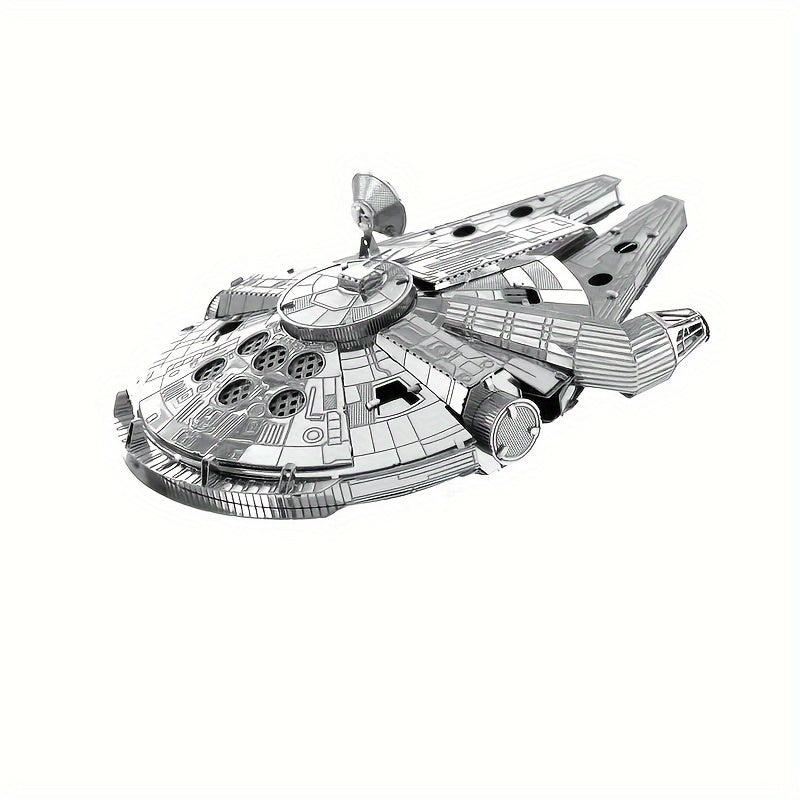 Metal Toy Spaceship Model 3D Puzzle Aviation Aircraft Model