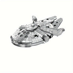 Metal Toy Spaceship Model 3D Puzzle Aviation Aircraft Model