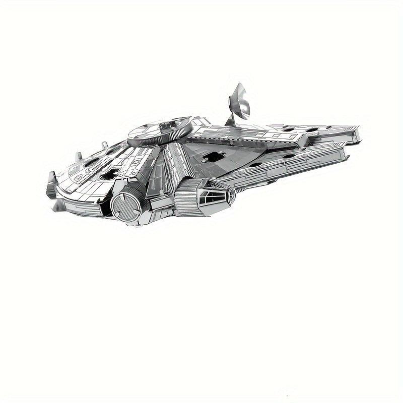 Metal Toy Spaceship Model 3D Puzzle Aviation Aircraft Model
