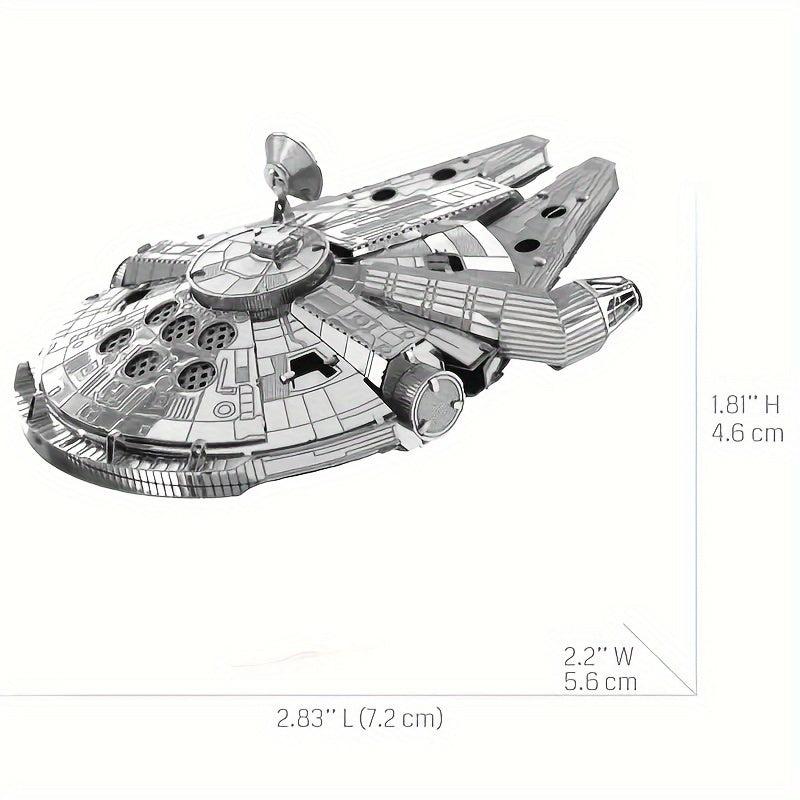Metal Toy Spaceship Model 3D Puzzle Aviation Aircraft Model