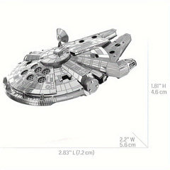 Metal Toy Spaceship Model 3D Puzzle Aviation Aircraft Model