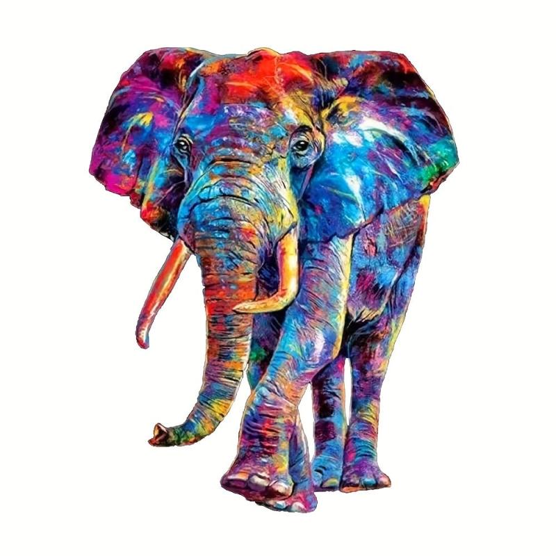 Elephant Wooden Puzzle for Adults and Kids