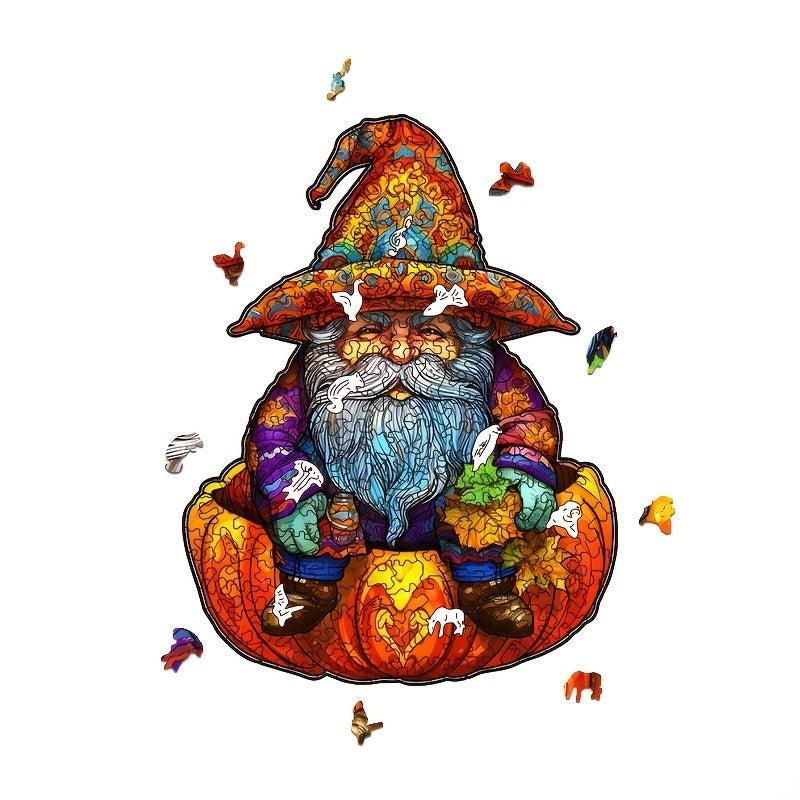 Halloween Old Man Jigsaw Puzzle Difficult Adult Round Puzzle Toy