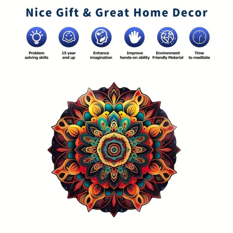 Flower Wood Jigsaw Puzzle Animals Shaped Gift