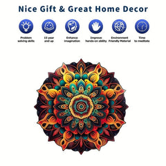 Flower Wood Jigsaw Puzzle Animals Shaped Gift