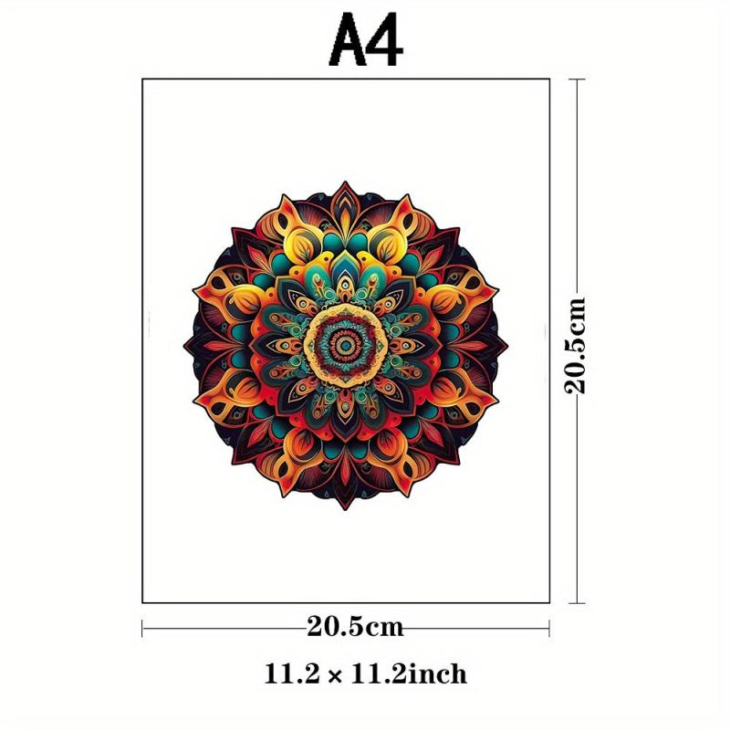 Flower Wood Jigsaw Puzzle Animals Shaped Gift