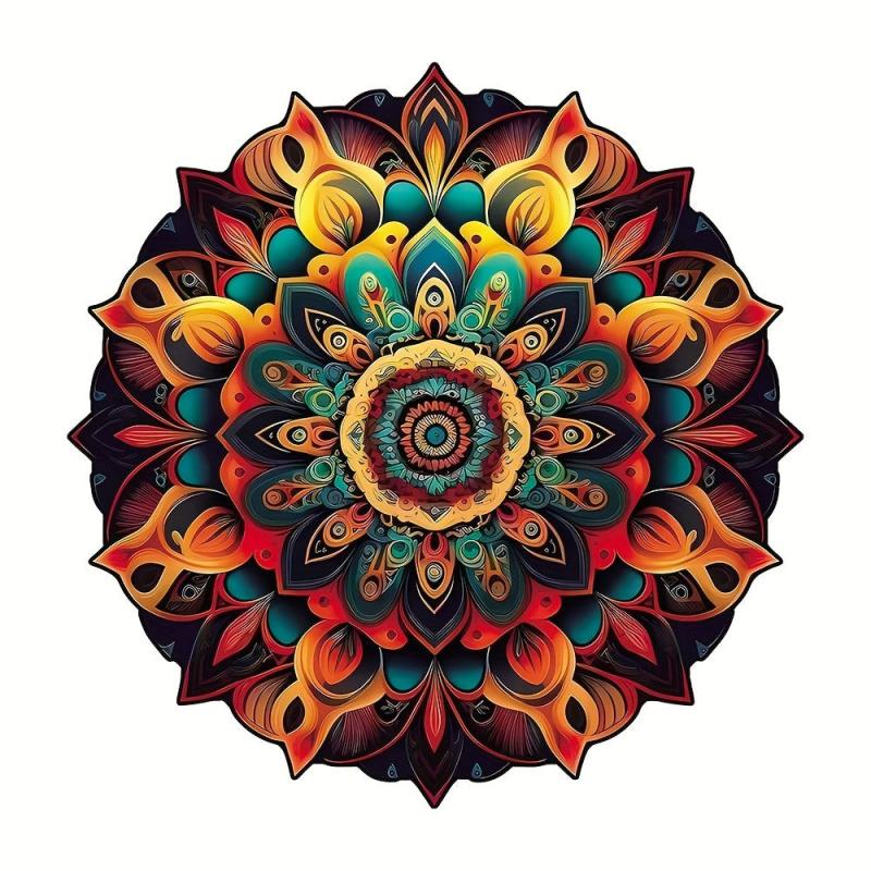 Flower Wood Jigsaw Puzzle Animals Shaped Gift