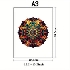 Flower Wood Jigsaw Puzzle Animals Shaped Gift