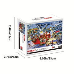 1000pcs Santa Claus Wooden Jigsaw Puzzles Christmas Games for Boys Girls