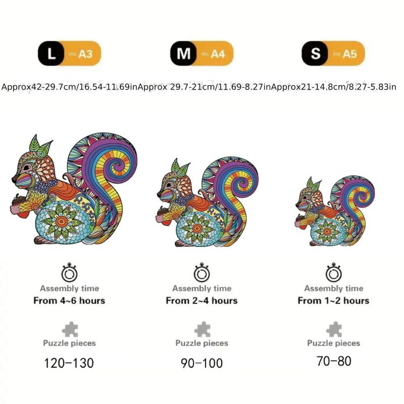 Animal Wooden Puzzles Educational Toys Parent Child Games
