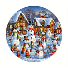 Christmas Snowman Home Jigsaw Puzzle Alien Animal Adult Decompression Difficult