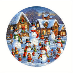 Christmas Snowman Home Jigsaw Puzzle Alien Animal Adult Decompression Difficult