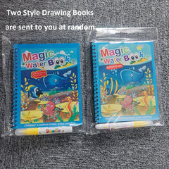 Kids Magic Water Painting Book With Pen