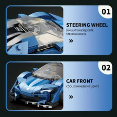DIY Car Model Building Blocks 3D Puzzle Toy Car Ornaments