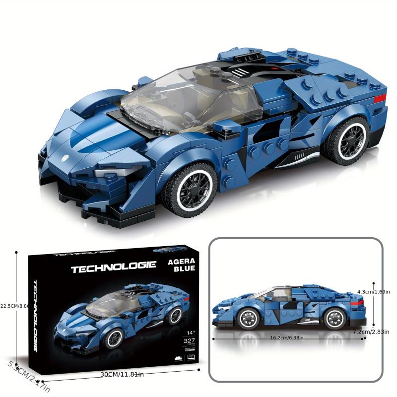 DIY Car Model Building Blocks 3D Puzzle Toy Car Ornaments