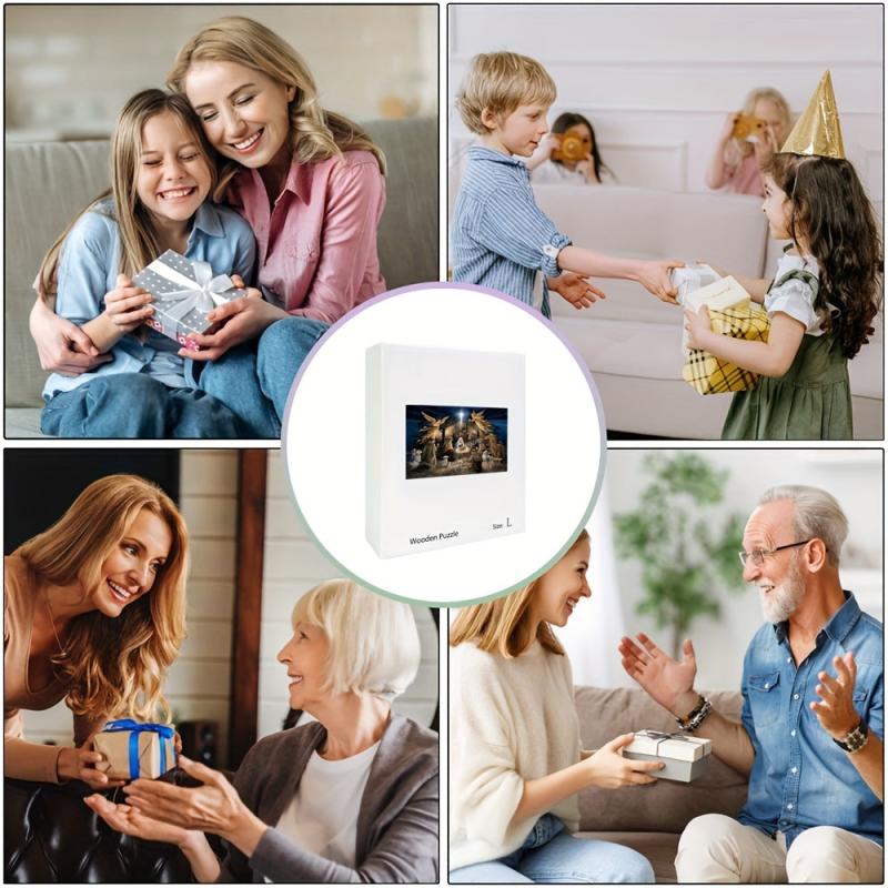 Nativity Story Wooden Jigsaw Puzzles for Adults