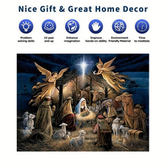 Nativity Story Wooden Jigsaw Puzzles for Adults