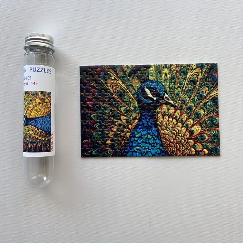 Mini Test Tube Puzzle Painting Jigsaw Toy Educational Game