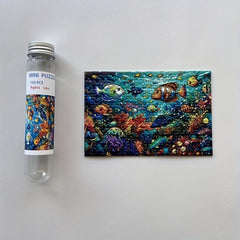 Mini Test Tube Puzzle Painting Jigsaw Toy Educational Game