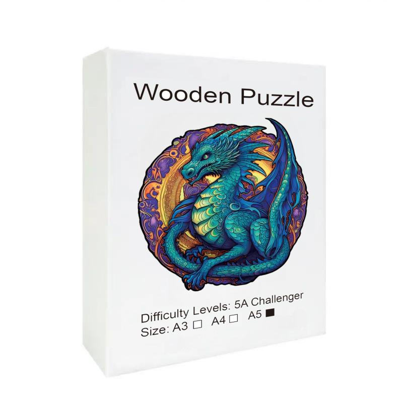 Advanced Retro Dinosaurs Wooden Puzzles - Creative Special Variety