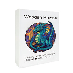 Advanced Retro Dinosaurs Wooden Puzzles - Creative Special Variety