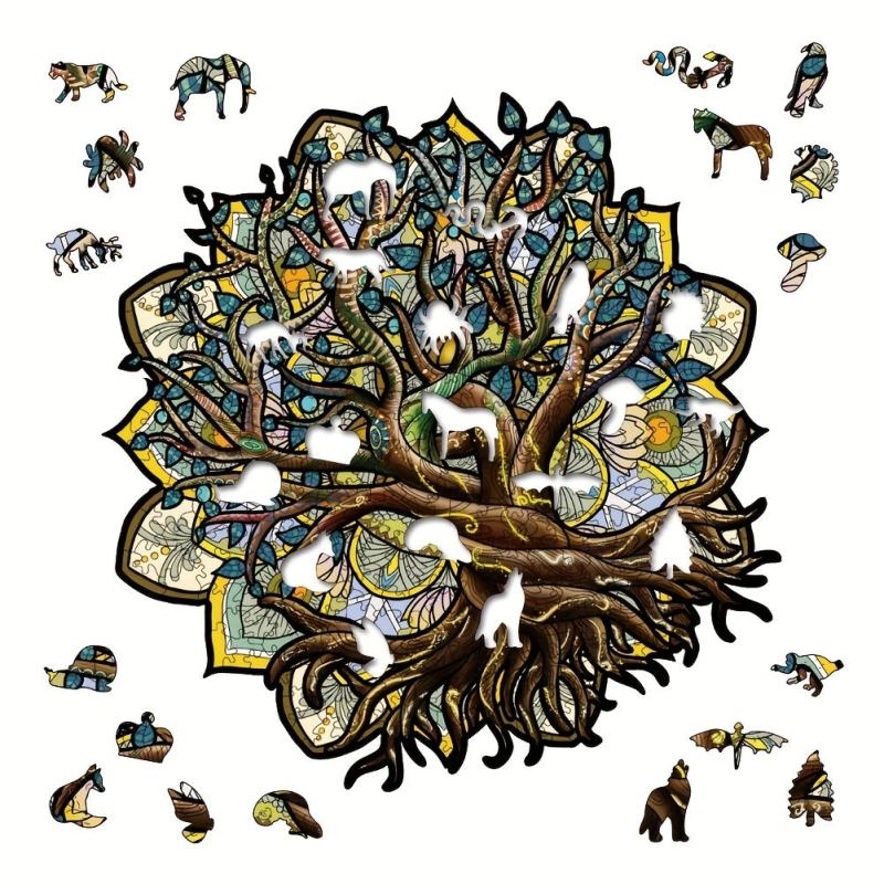 Wooden Wisdom Tree Puzzle in Box