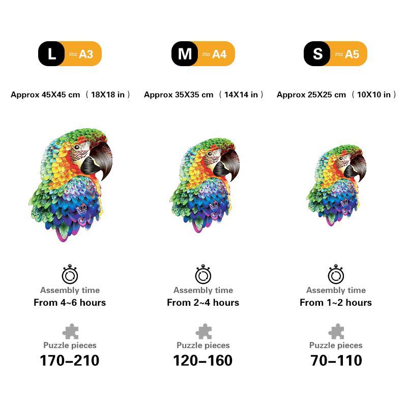 Creative Parrot Puzzle Birthday Gift Kids