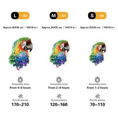 Creative Parrot Puzzle Birthday Gift Kids