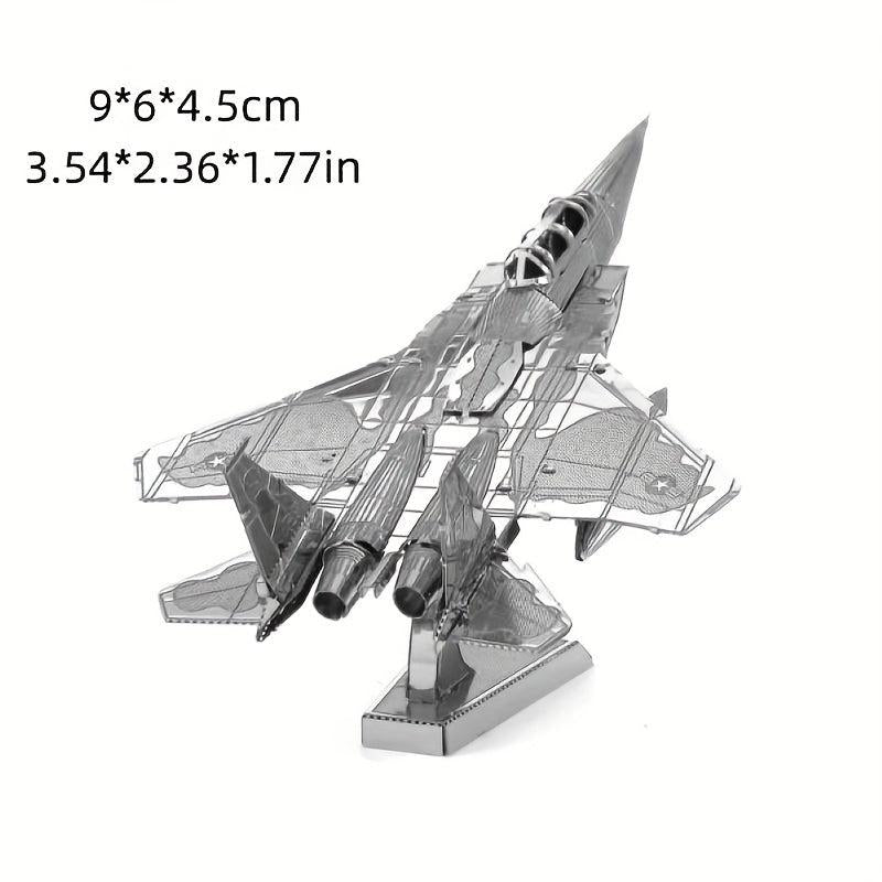 DIY Metal Assembled Toy Airplane Model Helicopter Puzzle