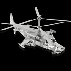 DIY Metal Assembled Toy Airplane Model Helicopter Puzzle