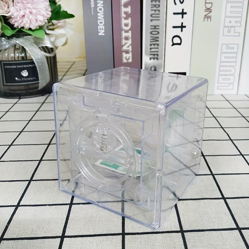 3D Transparent Maze Puzzle Box for Kids and Adults