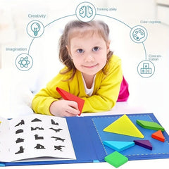 Funny 3D Wooden Magnetic Educational Book for Kids