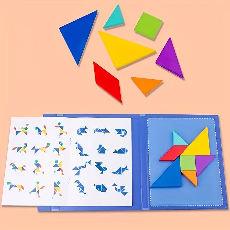 Funny 3D Wooden Magnetic Educational Book for Kids