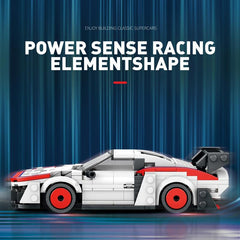 346pcs Car Building Blocks Educational Toys Racing Model Ornaments