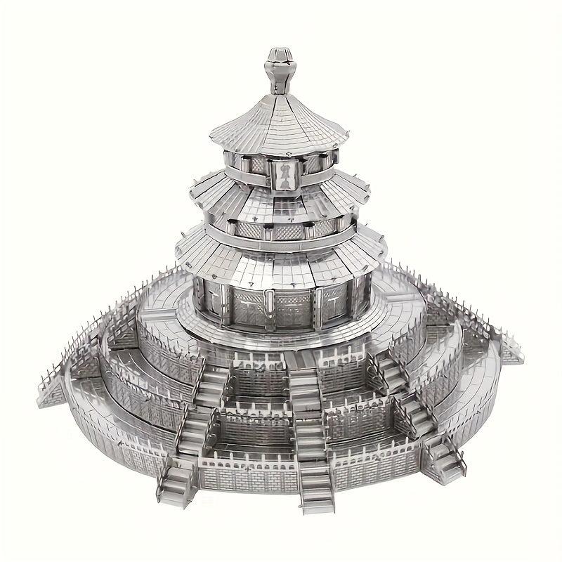 Metal Toy Castle Building Model 3D Puzzle Game