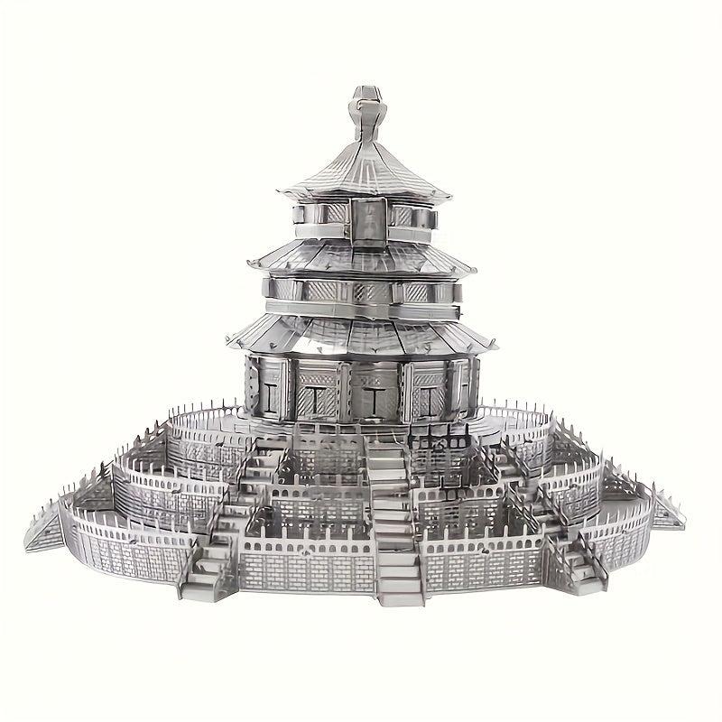 Metal Toy Castle Building Model 3D Puzzle Game