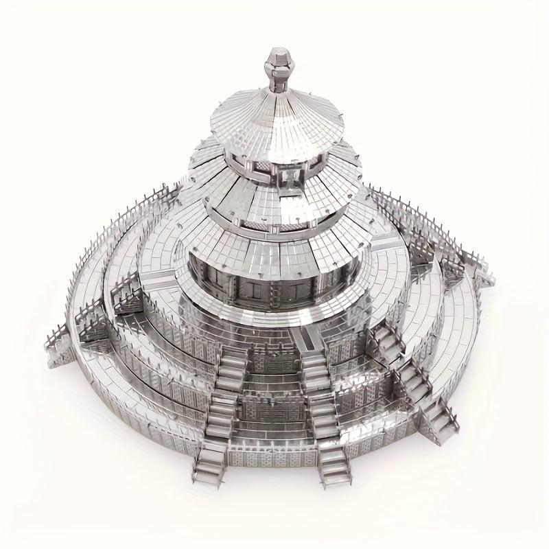 Metal Toy Castle Building Model 3D Puzzle Game