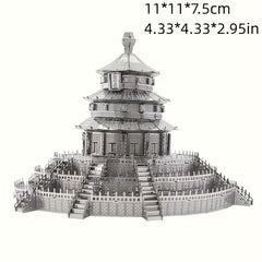 Metal Toy Castle Building Model 3D Puzzle Game