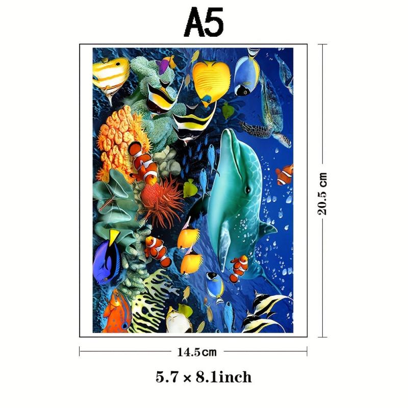 Marine Life Wooden Jigsaw Puzzle - Unique Animal Shaped Pieces