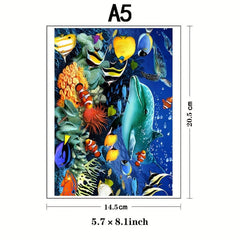 Marine Life Wooden Jigsaw Puzzle - Unique Animal Shaped Pieces