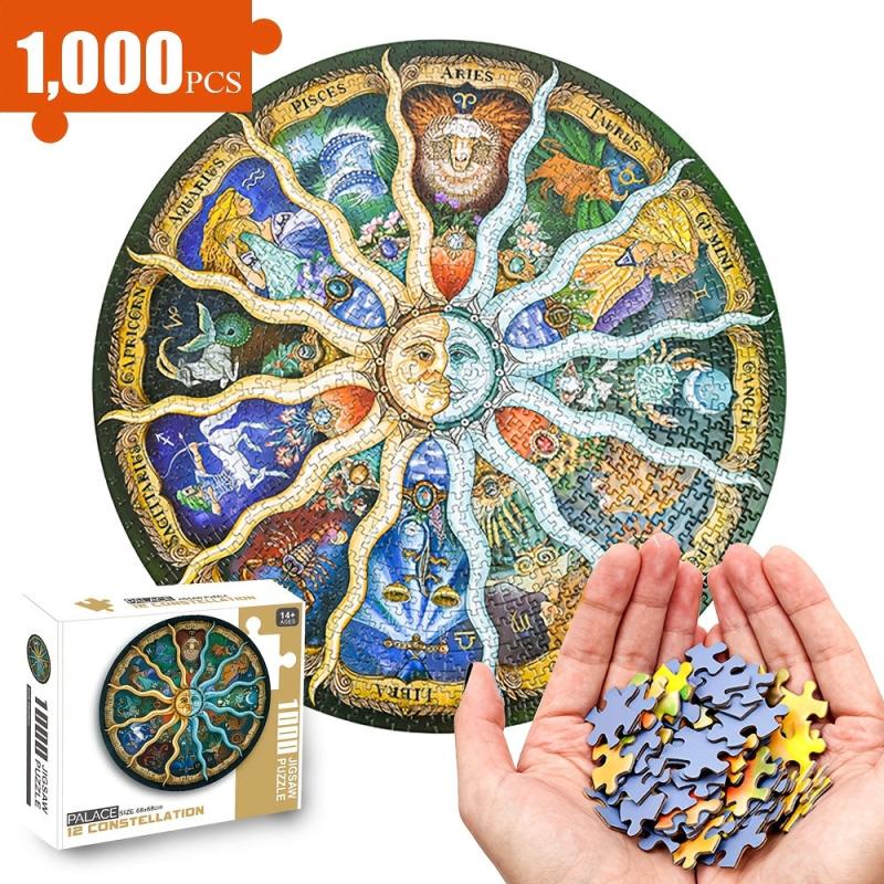 1000 Pcs 12 Constellation Jigsaw Puzzle Toy Game For Kids