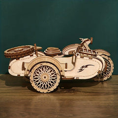 3D Wooden Tricycle Puzzle DIY Assembly Toy