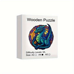 Wooden Dragon King Puzzle Toy Gift Wrap Adult Children Decompression