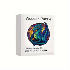 Wooden Dragon King Puzzle Toy Gift Wrap Adult Children Decompression