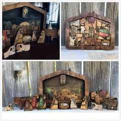 Jigsaw Christmas Wooden Religious Indoor Decoration Easter Jesus Puzzle