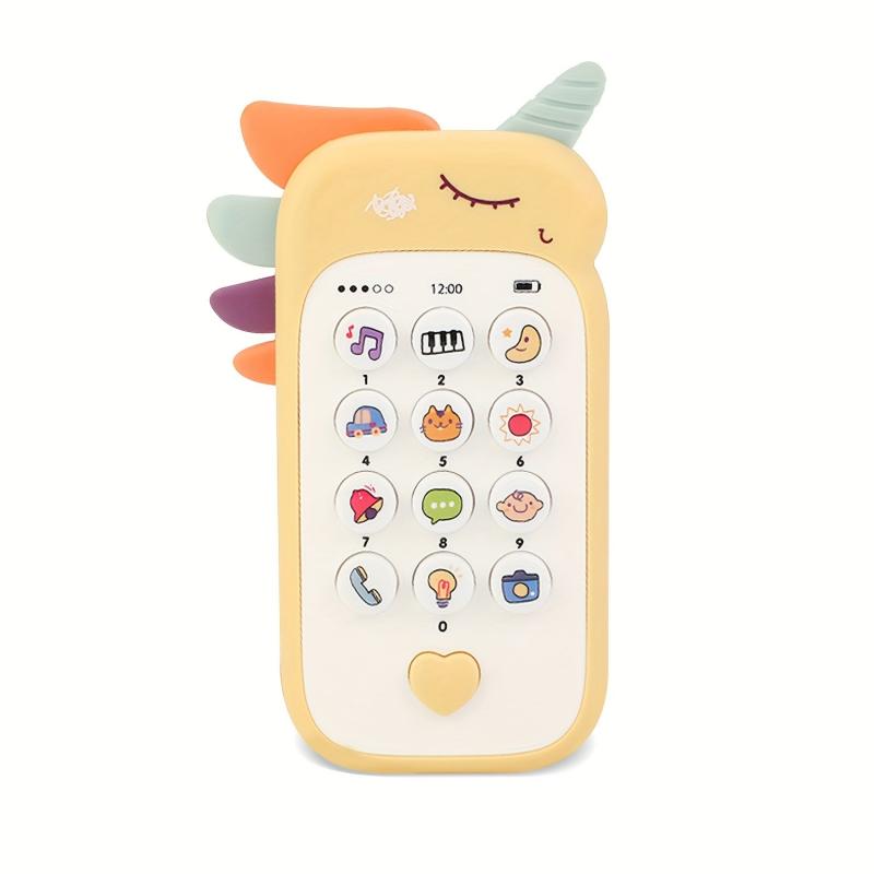 Kids Cartoon Smart Phone Toy w/ Music Lights Songs, Phone Ringing