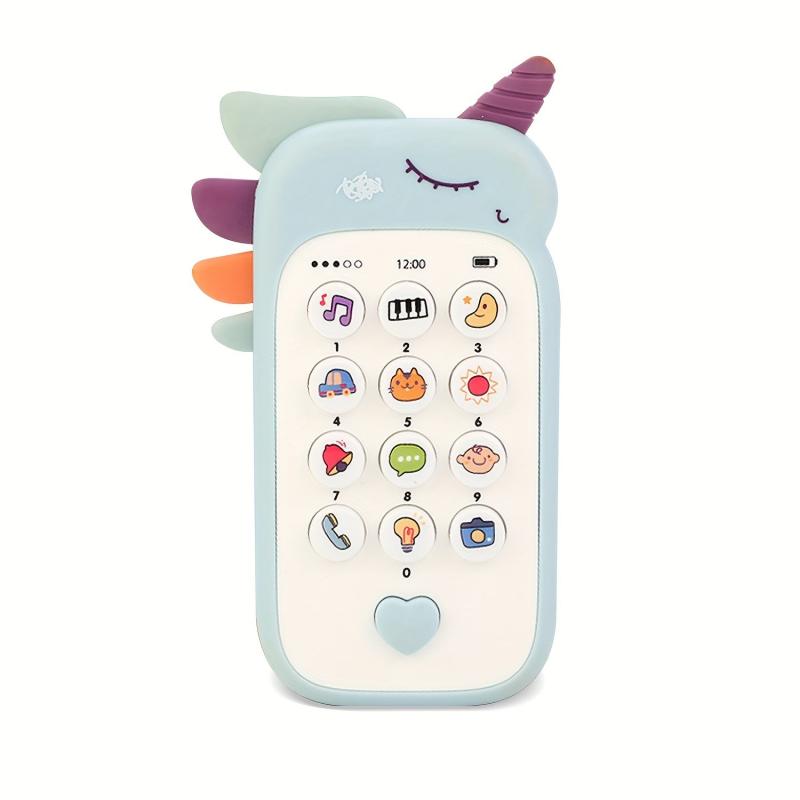 Kids Cartoon Smart Phone Toy w/ Music Lights Songs, Phone Ringing