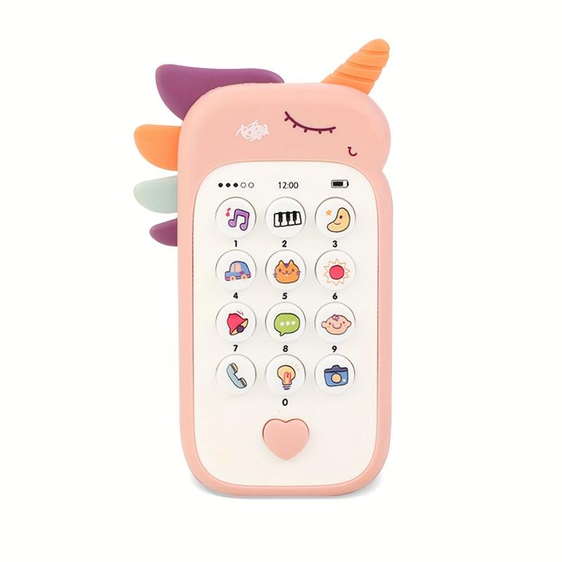Kids Cartoon Smart Phone Toy w/ Music Lights Songs, Phone Ringing